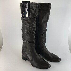 Aici Berllucci Gunmetal Tall Boots Size 39 38558C-14-B07